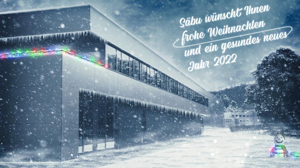 SÄBU wünscht frohe Weihnachten und einen guten Rutsch in 2022
