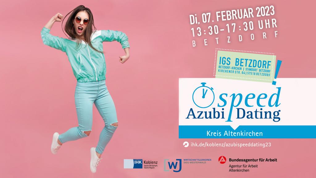 Azubi Speeddating in Betzdorf am 07.02.2023, 13:30-17:30 Uhr