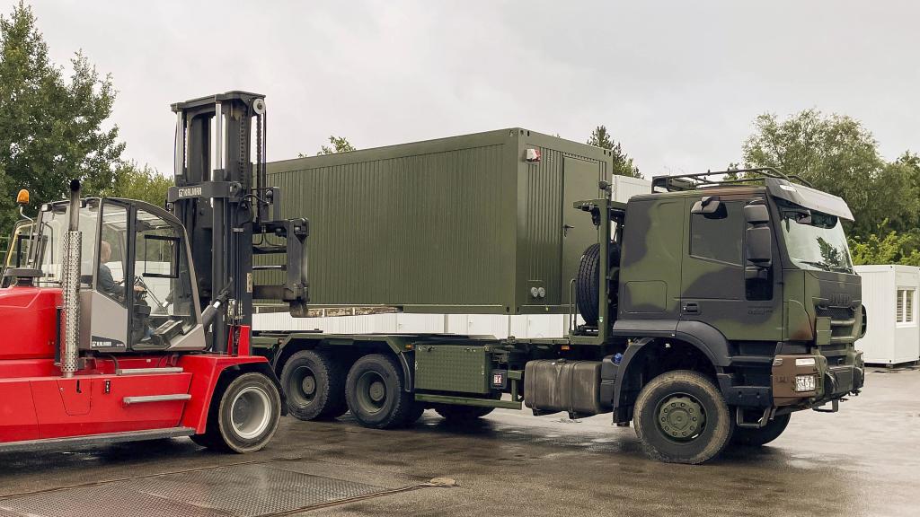 Container 20000 aus Gransee wird ausgeliefert