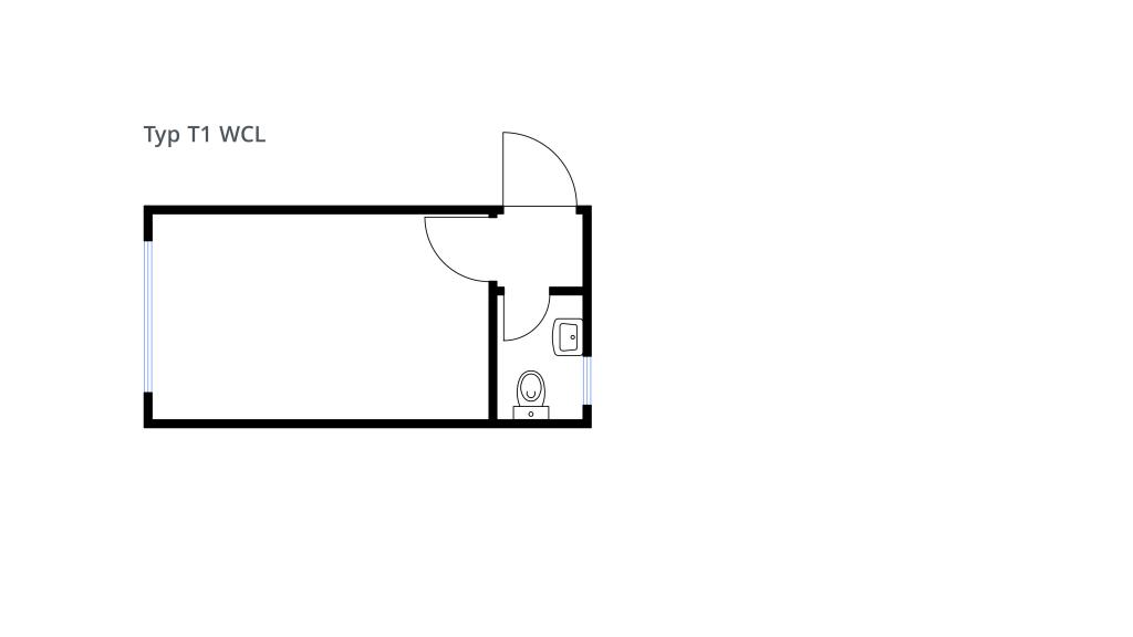 Grundriss Systemcontainer WCL fW