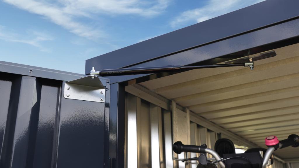 Lagercontainer für Kindergarten und Kita mit Türfeststeller