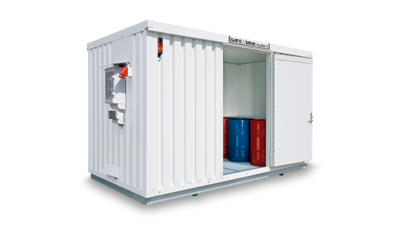 Isolierter Container Safe Tank mit Gaswarnanlage STI1350 Control